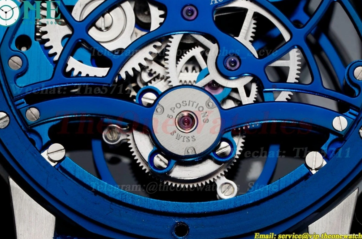 SS Toub 26600NB 41mm NY Skeleton Dial APPF Code11.59 1230